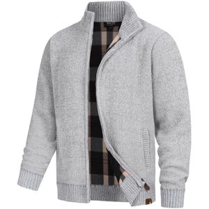 INDICODE JEANS Gebreid vest ' INFilion '  grijs