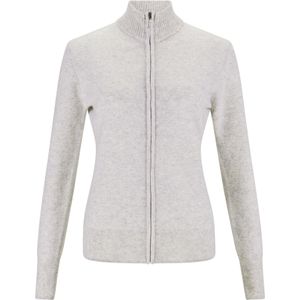 CASH-MERE.CH Gebreid vest  lichtgrijs