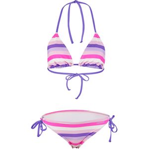 BECO the world of aquasports Bikini 'Fresh Stripes'  lila / pink / wit
