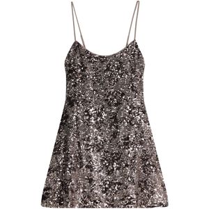 Bershka Cocktailjurk  grijs