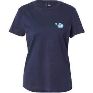 VERO MODA Shirt  navy / lichtblauw / wit