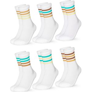 Occulto Sportsokken 'Roger'  gemengde kleuren / wit