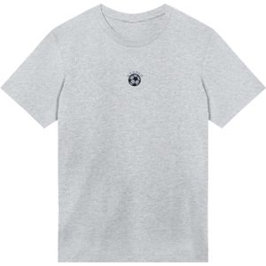 F4NT4STIC Shirt 'Keeper Stickerei'  grijs / grijs gemêleerd / zwart