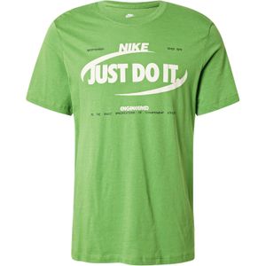 Nike Sportswear Shirt  limoen / zwart / wit