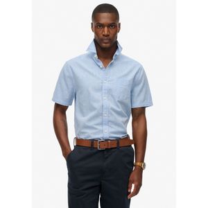 Superdry - City - Overhemd - Hemelsblauw - Kwartmouw - Comfort Fit