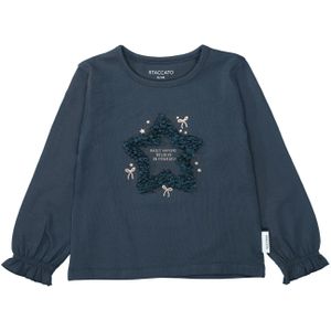 STACCATO Shirt  navy / wit