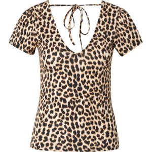 ABOUT YOU Shirt 'Mara'  beige / zwart