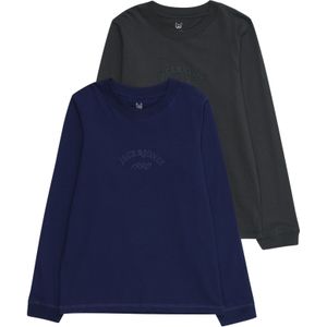 Jack & Jones Junior Shirt 'JORBLEECKER'  navy / donkergroen
