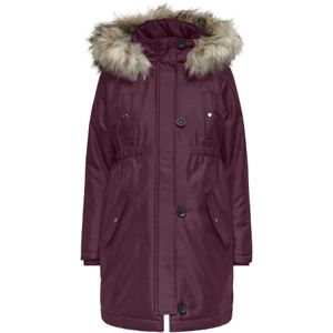 Olmiris - Parka - Lang - Met Kap en Afneembare Rand van Synthetisch Bont