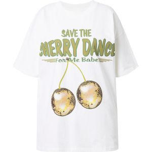 Studio Untold Oversized shirt  donkerbruin / olijfgroen / poederroze / offwhite