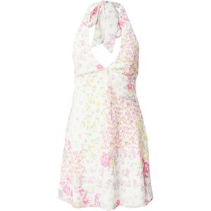 HOLLISTER Zomerjurk  geel / olijfgroen / lichtroze / wit