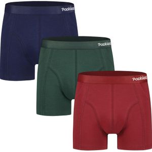 Pockies Boxershorts  navy / groen / rood
