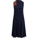 Lauren Ralph Lauren - Jurk - Marine - Knielengte - Mouwloos