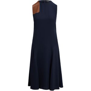 Lauren Ralph Lauren - Jurk - Marine - Knielengte - Mouwloos