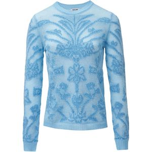 Salsa Jeans - Trui - Hemelsblauw - Knitwear - Lange Mouw