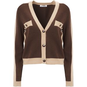Influencer Gebreid vest  lichtbeige