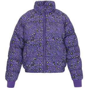 MYMO Winterjas  geel / donkerlila / zwart