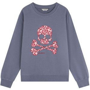 Scalpers Sweatshirt  crème / saffier / robijnrood / cranberry