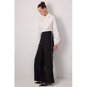 Touche Prive Broek  zwart / wit