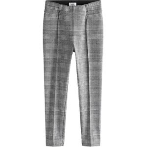 Next Leggings 'Ponte-di-Roma'  stone grey / zwart / wit