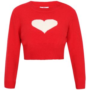 MYMO Trui  rood / wit