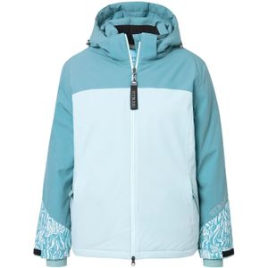 Ulla Popken Sportjas  turquoise / lichtblauw / wit