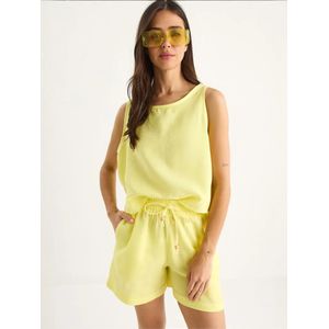 Bianco Lucci Broekpak  citroengeel