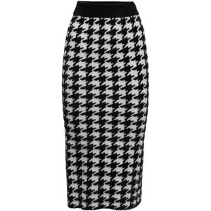 Influencer Rok  zwart / wit