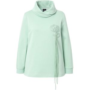 Ulla Popken Sweatshirt  lichtgroen