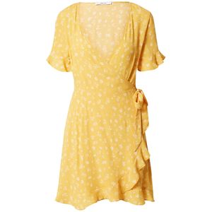 ABOUT YOU Zomerjurk 'Jasmina'  geel / wit
