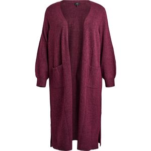 Zizzi Oversized vest 'Cavista'  roodviolet