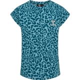 Hummel - hmlFLOWY AOP T-shirt - Meisjes - Korte Mouwen - Full-print