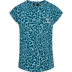 Hummel - hmlFLOWY AOP T-shirt - Meisjes - Korte Mouwen - Full-print