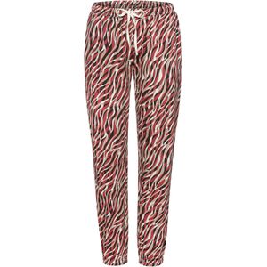 Vivance - Dreams - Pyjamabroek - Rood/Zwart Gedessineerd - Met Elastische Broekzoom