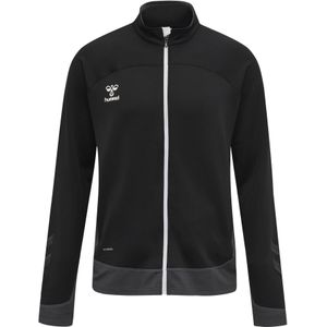 Hummel - Lead Poly Jas - Zwart - Sweatstof - Volledige Ritssluiting