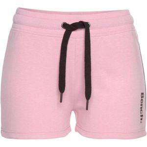 Bench - Loungewear - Roze/Zwart - Relaxshorts - Met Zijstrepen