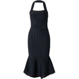 GUESS - Gebreide Jurk - Zwart - Knielengte - Mouwloos