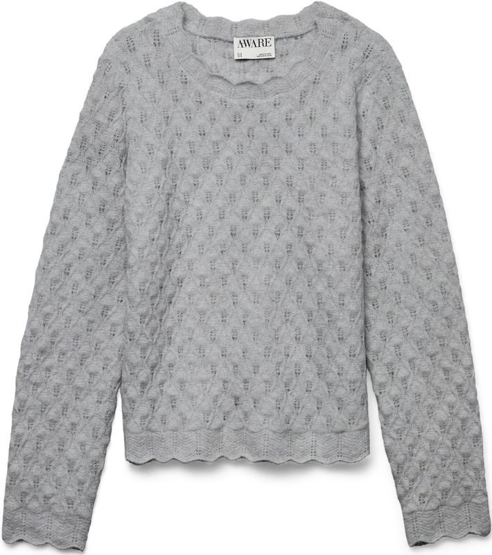 Gebreide Pullover - O-hals - Lange Mouwen - Regular Fit