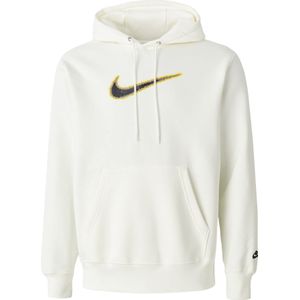 Nike Sportswear Sweatshirt 'CLUB'  donkergeel / aardetinten / zwart / offwhite