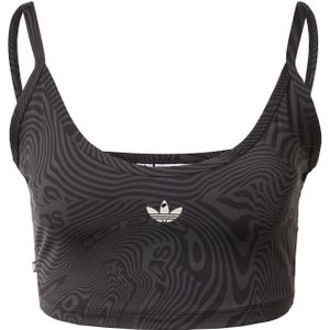 ADIDAS ORIGINALS BH 'Marble Prints'  grijs / zwart / wit