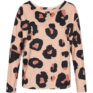 NALLY Shirt 'Fashion Look'  nude / pitaja roze / zwart