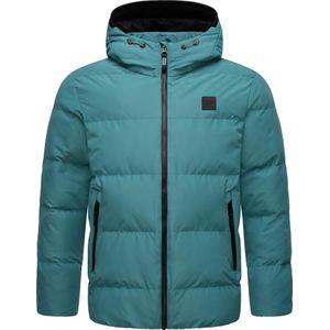 Ragwear Functionele jas 'Norg'  turquoise / zwart
