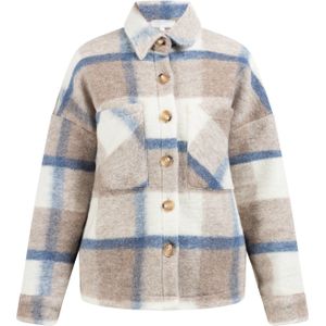 DreiMaster Klassik Tussenjas  blauw / taupe / wolwit