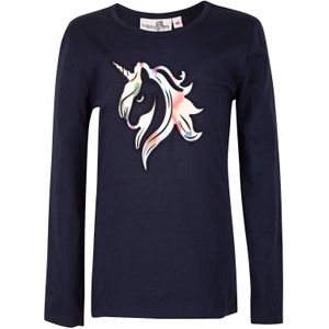 happy girls - Shirt - Navy - Gemengde Kleuren - Lange Mouw