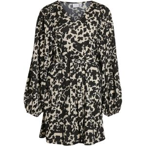 VILA Jurk 'BRETTA'  beige / zwart