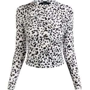 faina Shirt  zwart / wit