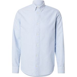 NN07 Overhemd 'Colby'  pastelblauw / wit