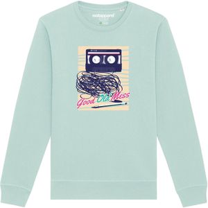 Watapparel Sweatshirt ' Good Old Mess '  azuur / gemengde kleuren