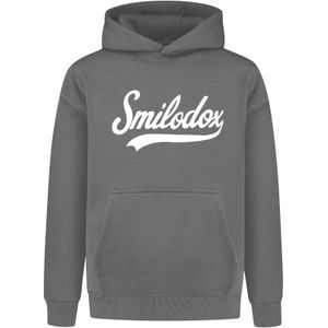 Smilodox Sweatshirt 'Lorik'  grijs / wit