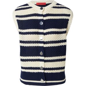 MAX&Co. Gebreide bodywarmer 'BETA'  crème / navy